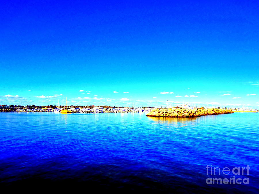 Fremantle Fishing harbour Photograph by Roberto Gagliardi