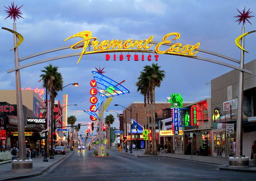 Fremont East District Photograph by Randall Weidner