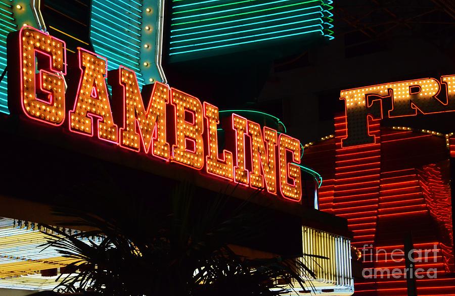 Las Vegas Photograph - Fremont Neon by Jennie Stewart