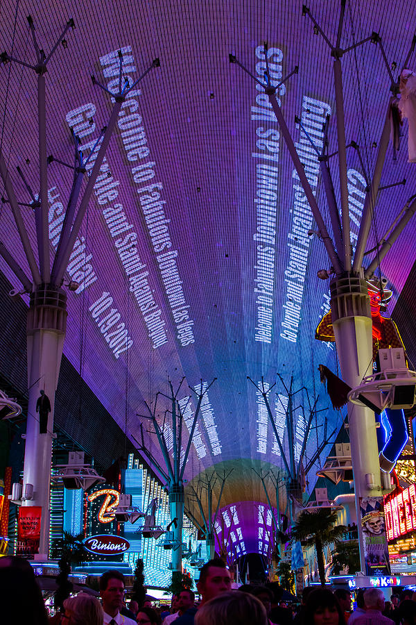 Fremont Street on Spirit Day 2012 Photograph by Raye Pond - Fine Art ...