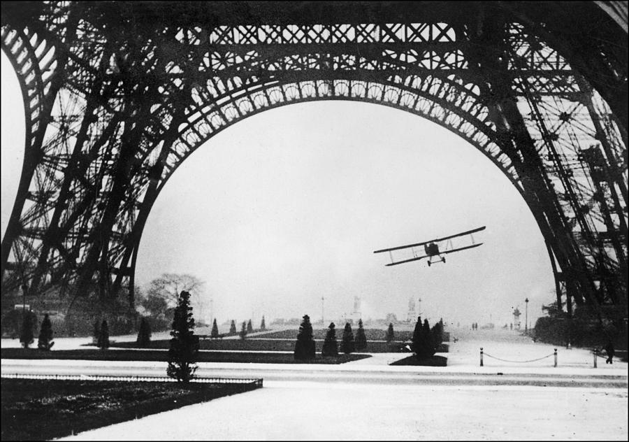 Paris Photograph - French Aviator Lieutenant Collot by Mary Evans Picture Library Paris Photograph - French Aviator Lieutenant Collot by Mary Evans Picture Library