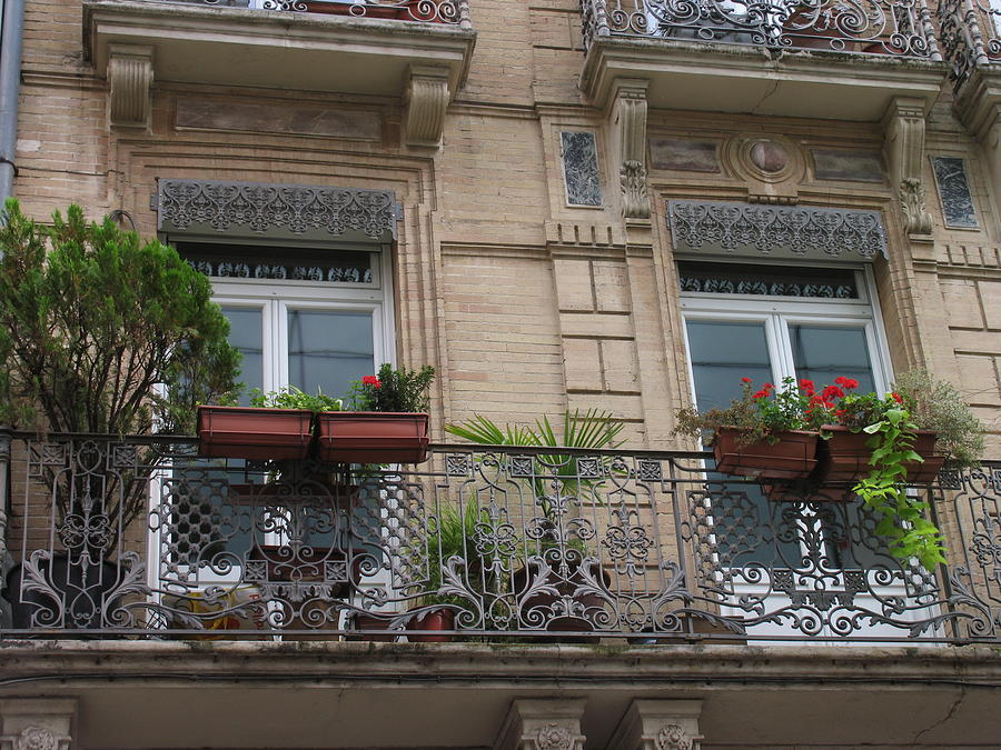 French Balcony Photograph by Penelope Aiello