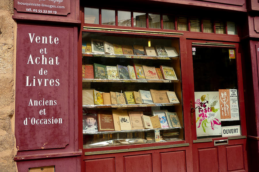French bookshop Photograph by Jenny Setchell