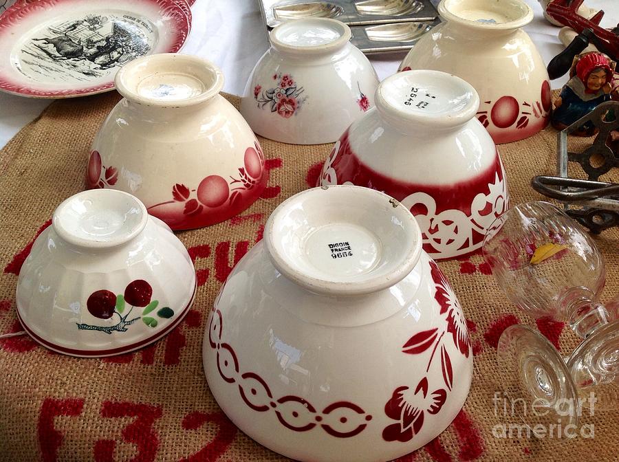 French Cafe Bowls by FRANCE ART French Cafe Bowls by FRANCE ART