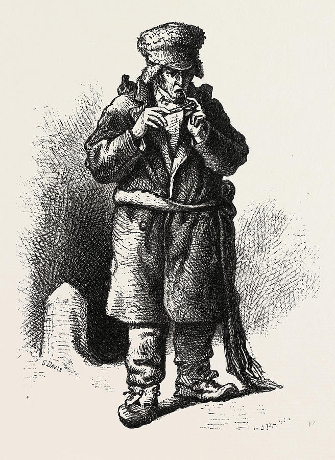 French Canadian Life, An Old Habitant, Canada Drawing by Canadian ...