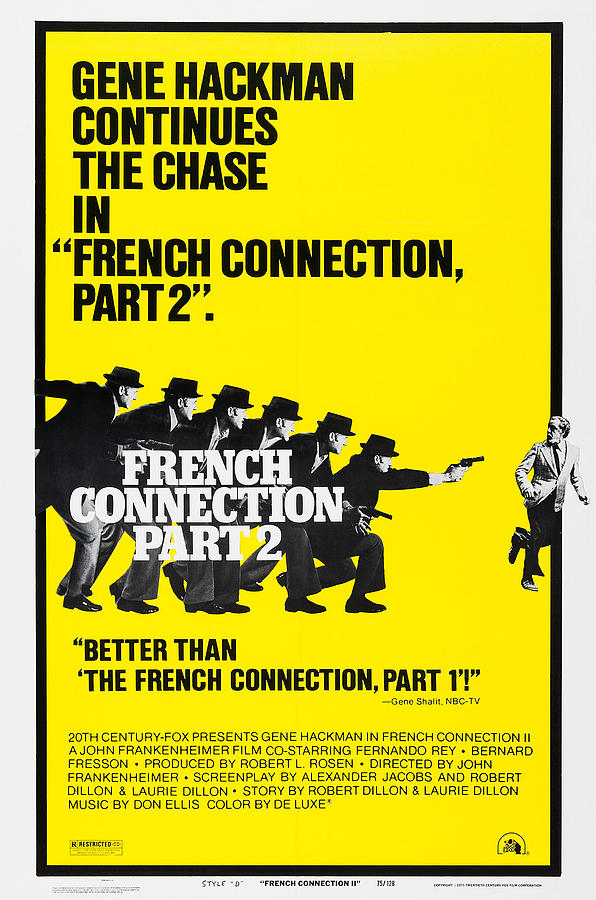 Movie Photograph - French Connection II, Us Poster Art by Everett