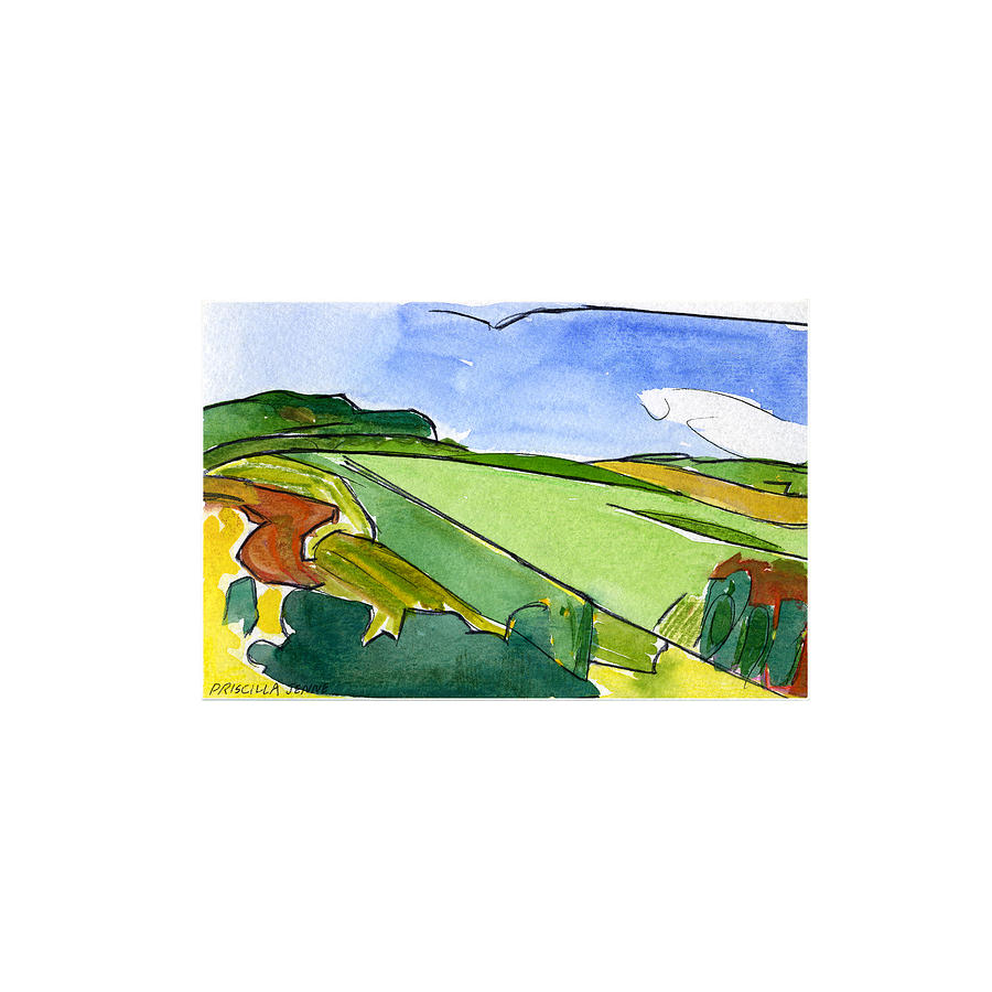 French Countryside 2 Painting by Deborah J Humphries