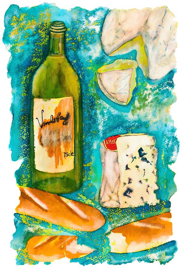 French Delicacies Drawing by Tess Stone