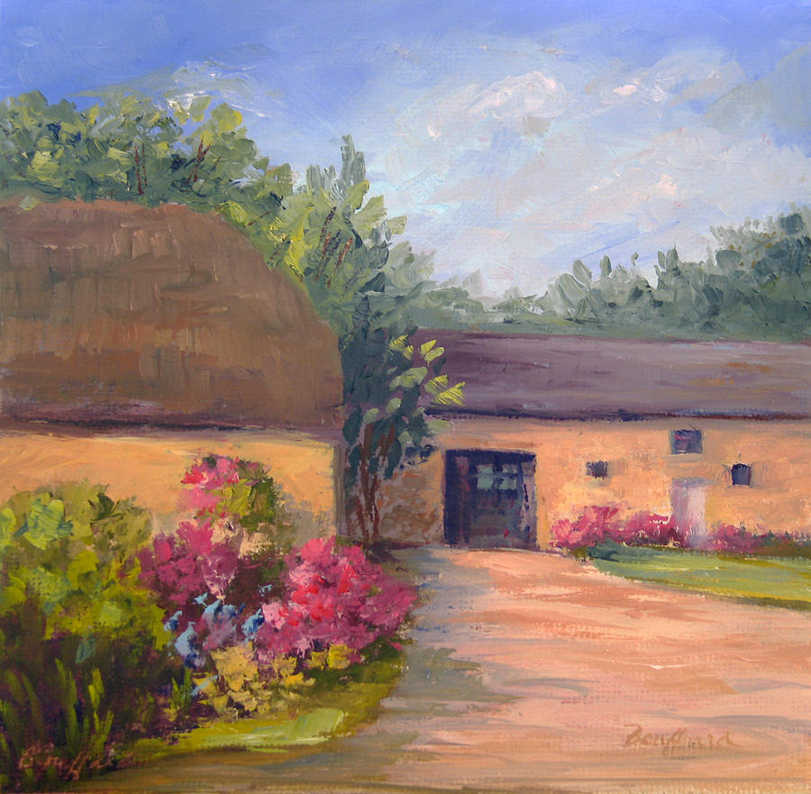 French Farmhouse   Loire Valley Painting by Vikki Bouffard