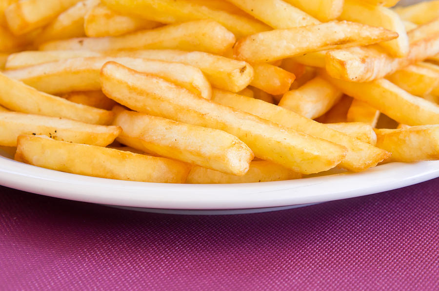 Potato Photograph - French fries by Tom Gowanlock
