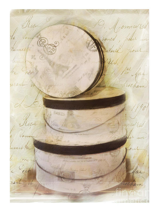 French Hat Boxes Photograph by JBK Photo Art