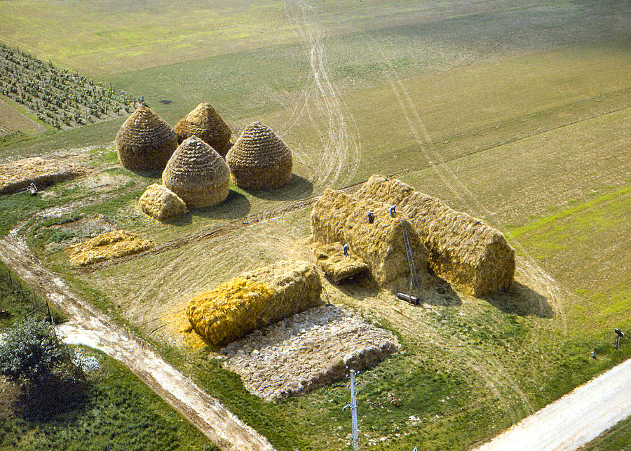 French Haystacks Photograph by Chuck Staley