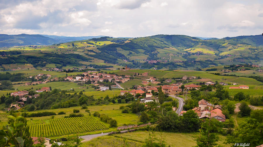 French Landscape 2 Photograph by Allen Sheffield