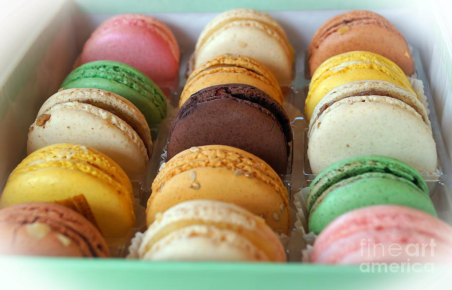 Cookie Photograph - French Macarons by Andrea Rea
