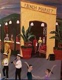 New Orleans Painting - French Market by Karen La Beau