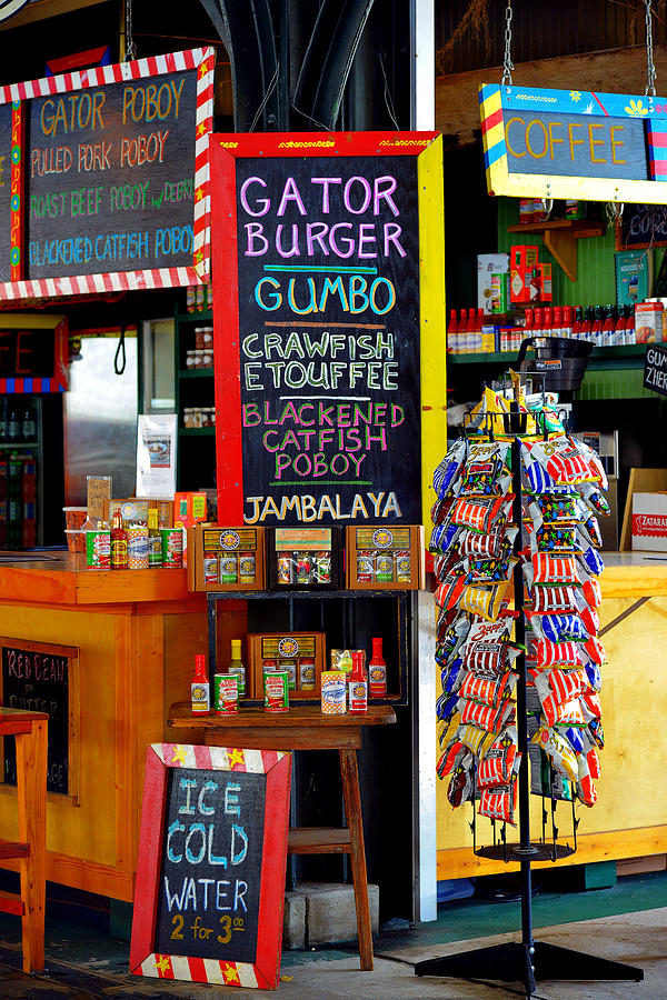 Catfish Photograph - French Market New Orleans by Alexandra Till