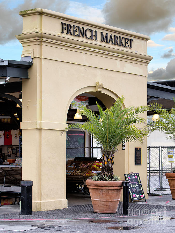 Architecture Photograph - French Market NOLA by Jerry Fornarotto