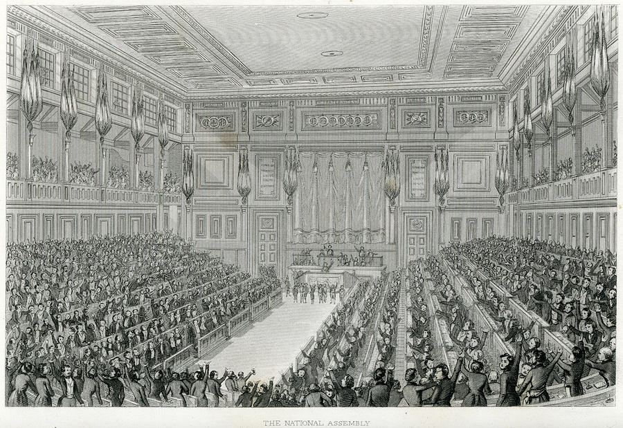 French National Assembly, Paris Drawing by Duncan1890