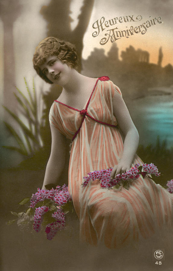 French Postcard, C1912-20 Photograph by Granger