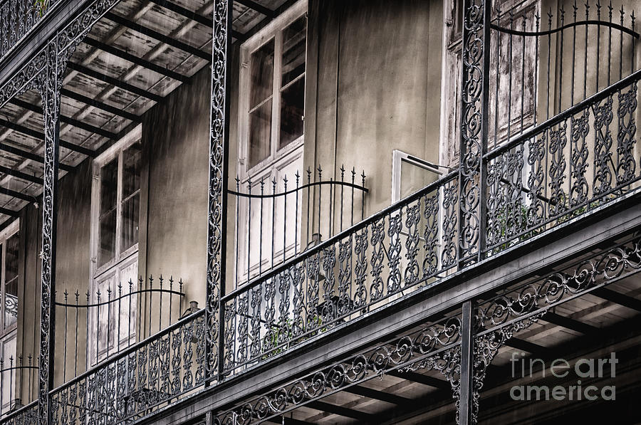 French Quarter Balcony - New Orleans Photograph by Kathleen K Parker