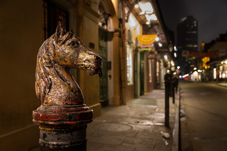 French Quarter Hitching Post Photograph by Tim Stanley