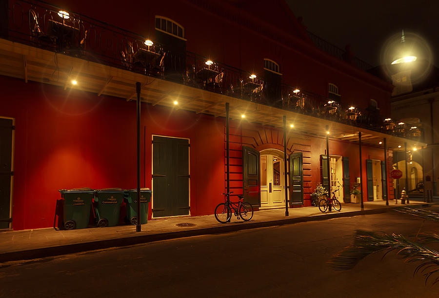 New Orleans Photograph - French Quarter in Red by Stellina Giannitsi