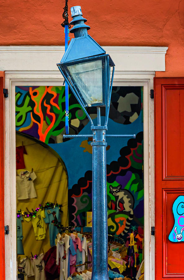 New Orleans Photograph - French Quarter Lamppost by Steve Harrington