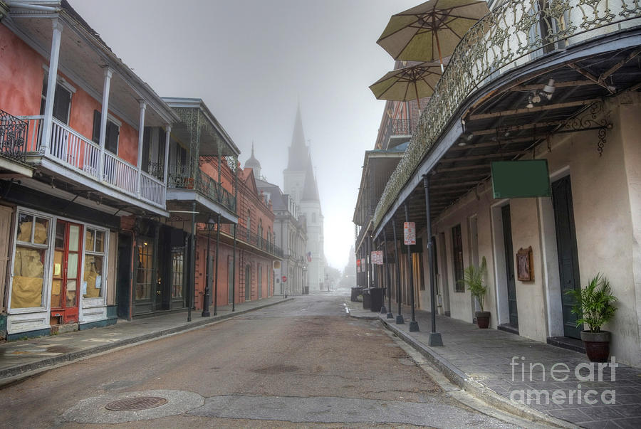 New Orleans Photograph - French Quarter  New Orleans by Denis Tangney Jr
