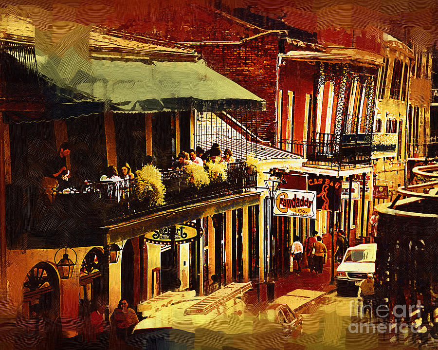 New Orleans Cafe Painting by Kirt Tisdale