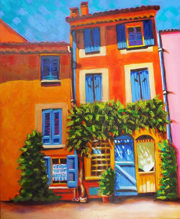 French Real Estate Painting