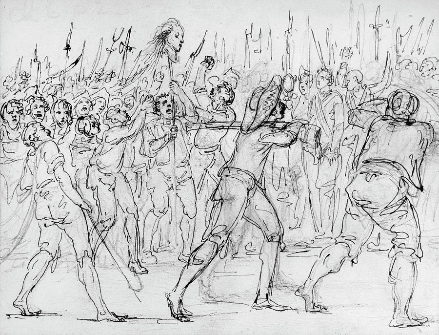 French Revolution, 1795 Drawing by Granger | Fine Art America