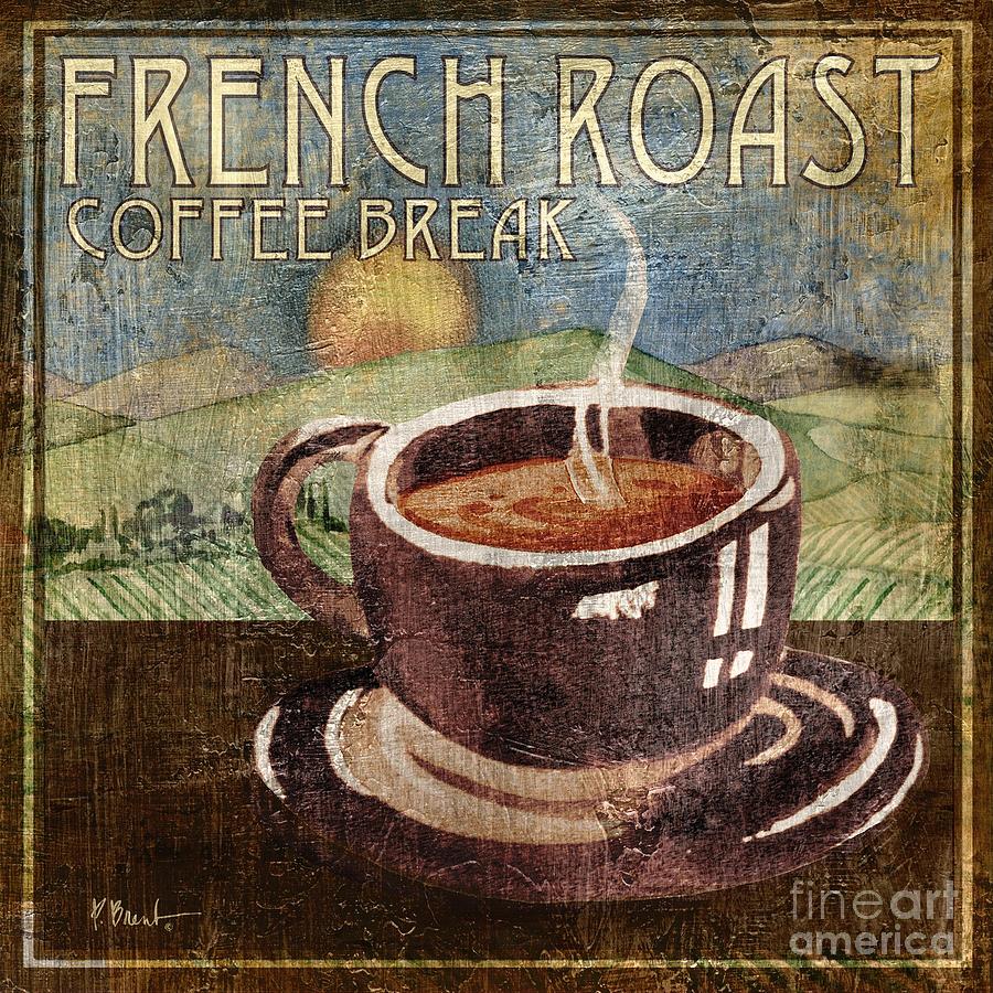 Coffee Painting - French Roast by Paul Brent