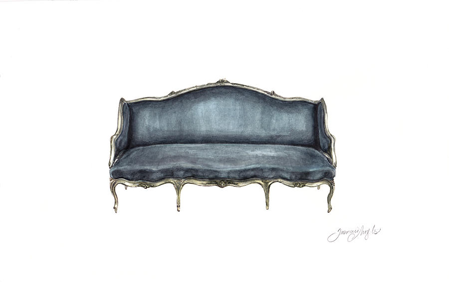 French Settee Painting