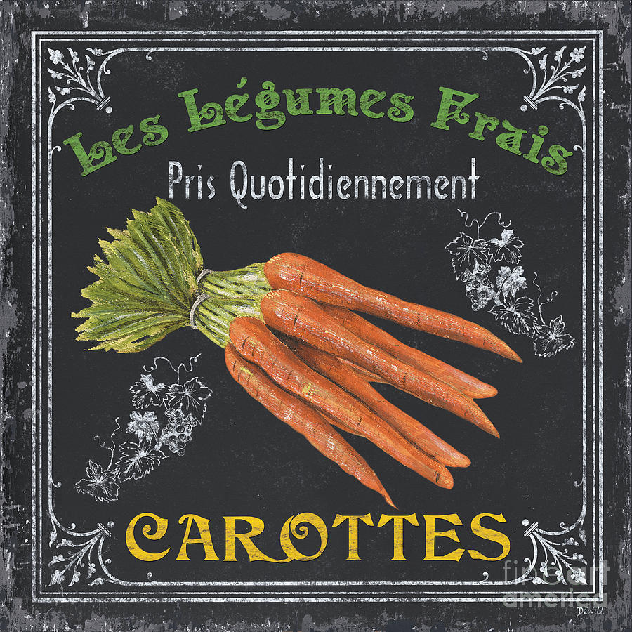 Produce Painting - French Vegetables 4 by Debbie DeWitt