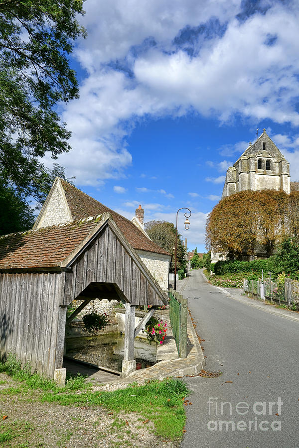 French Village Road Photograph by Olivier Le Queinec