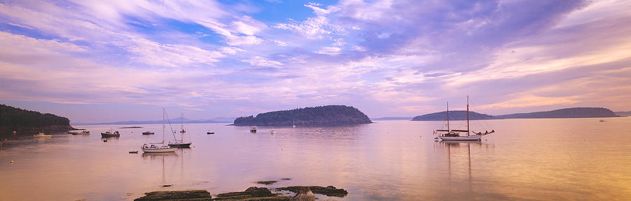 Frenchman Bay, Bar Harbor, Maine, Usa Photograph by Panoramic Images