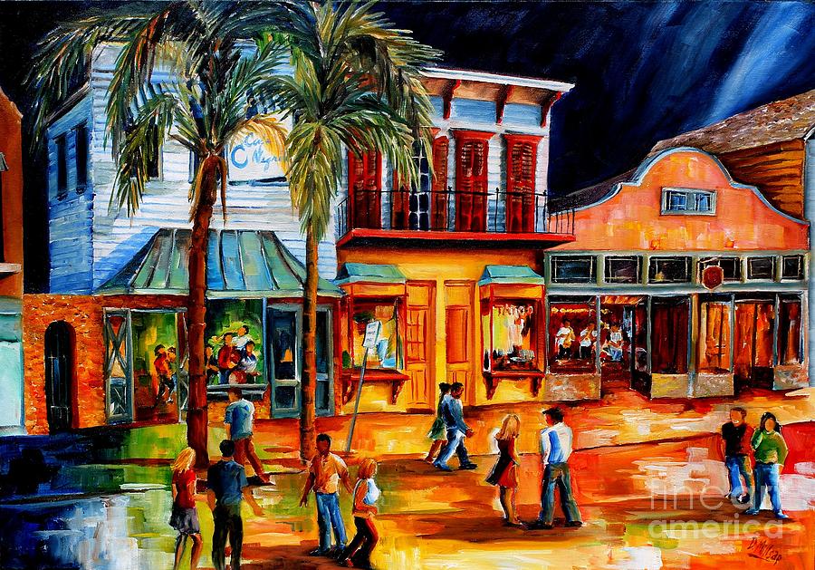 Frenchmen Street Night Painting by Diane Millsap