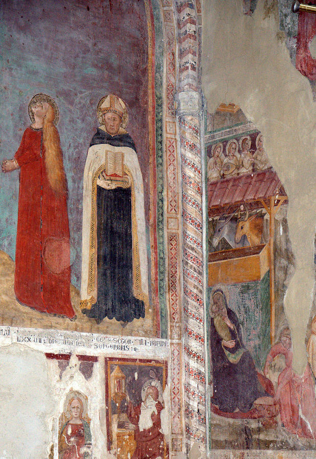 Frescoes in Perugia Photograph by Caroline Stella