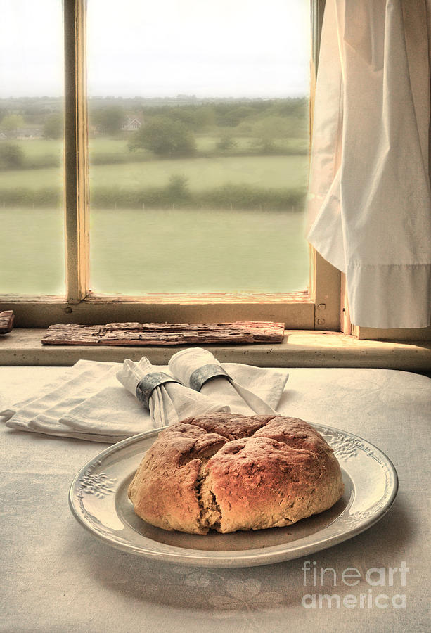 Fresh Baked Bread by Window Photograph by Jill Battaglia