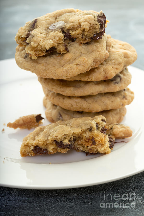 Fresh Baked Chocolate Chip Cookies Photograph