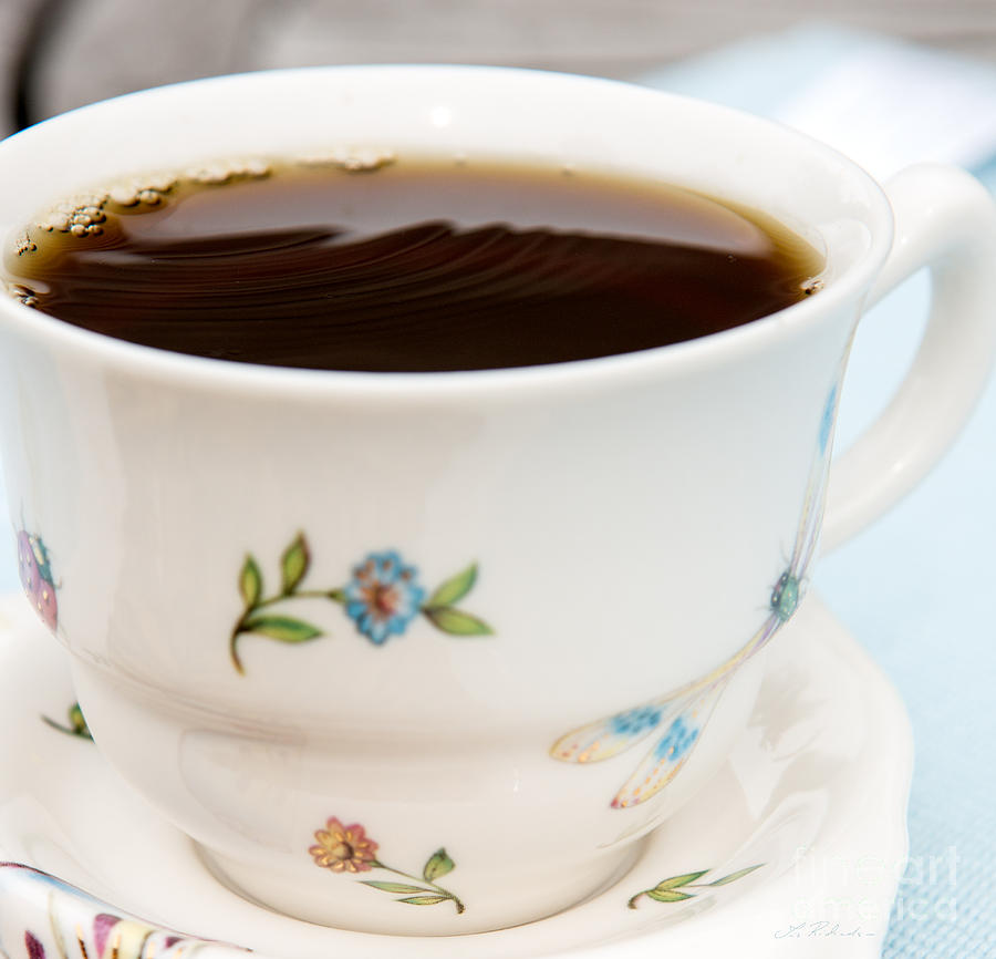 Coffee Photograph - Fresh cup of Coffee by Iris Richardson