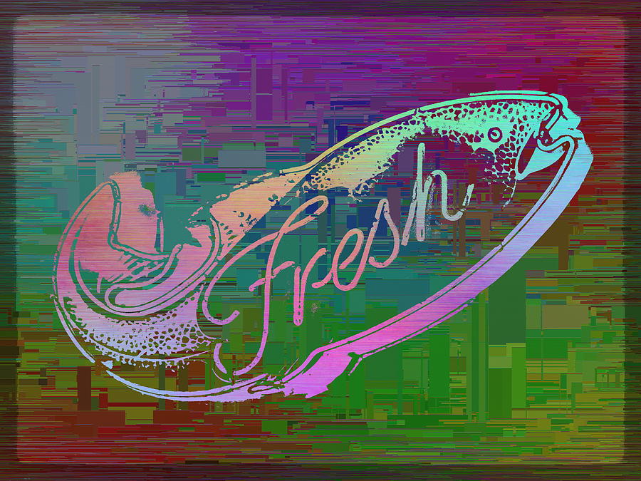 Fresh Fish Cubed Digital Art by Tim Allen