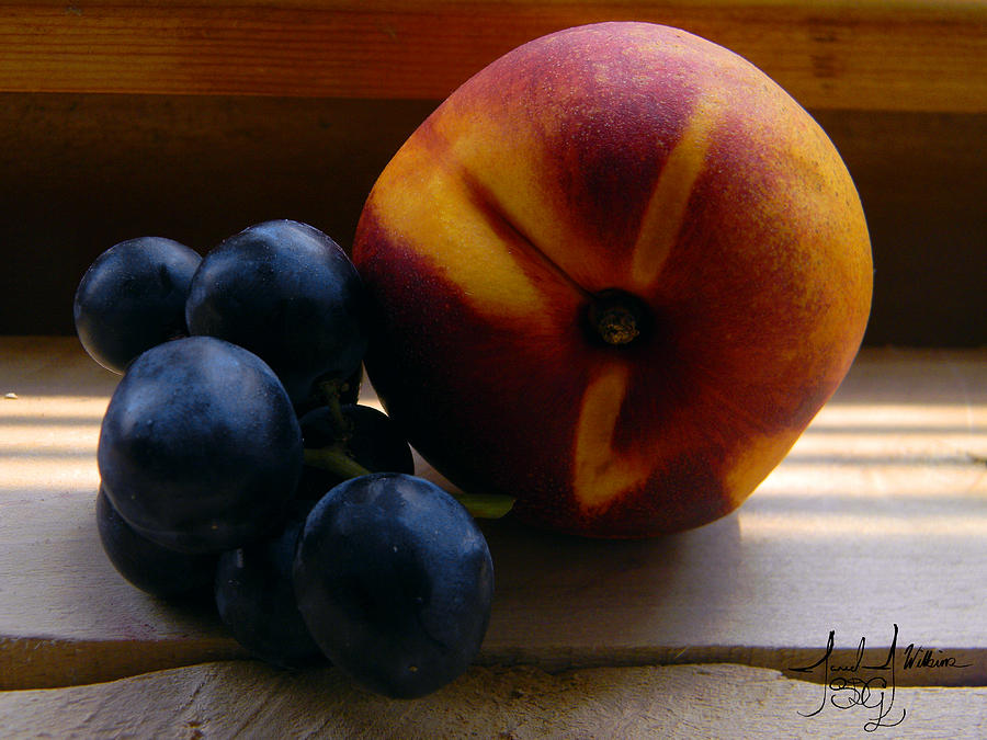 Peach Photograph - Fresh Fruit by Jared Wilkins