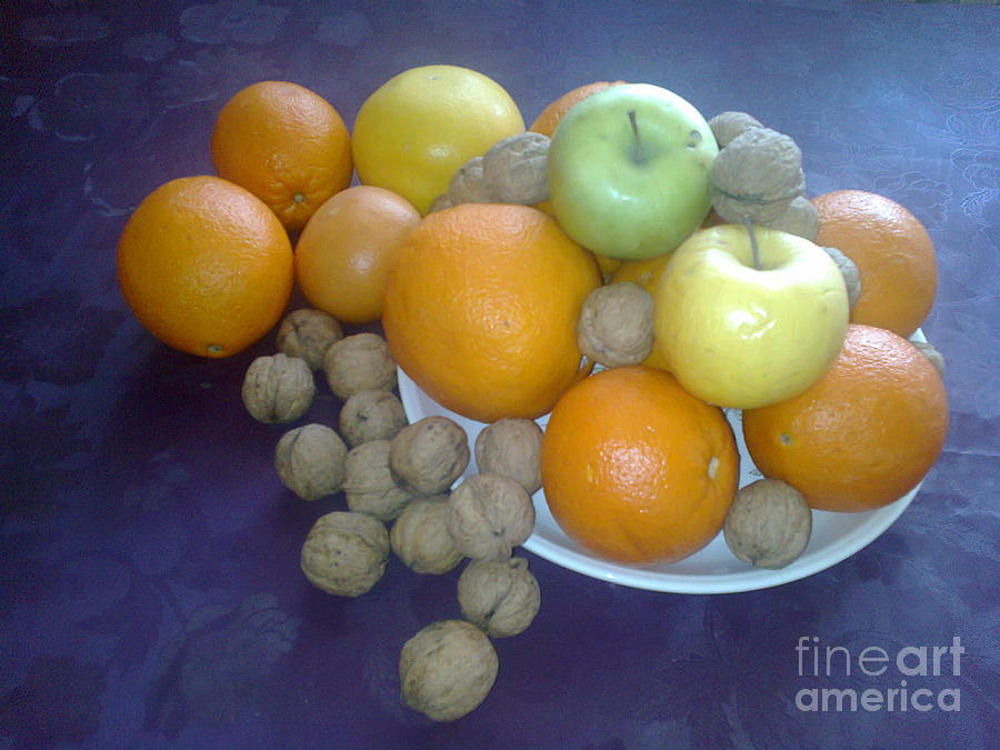 Apple Photograph - Fresh fruits-photography by Zornitsa Tsvetkova