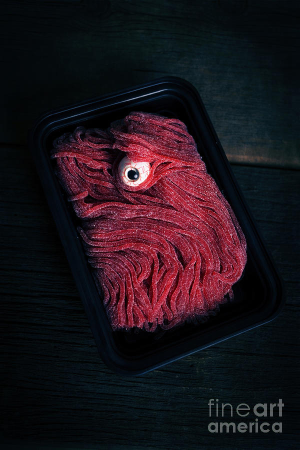Halloween Photograph - Fresh Ground Zombie Meat - Its whats for dinner by Edward Fielding