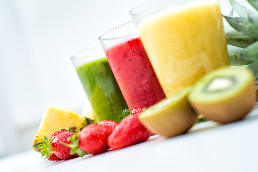 Fresh, healthy smoothies Photograph by AzmanL