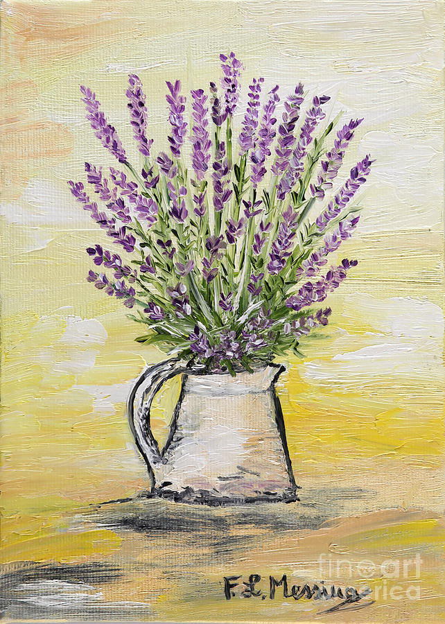 Fresh lavender Painting by Loredana Messina