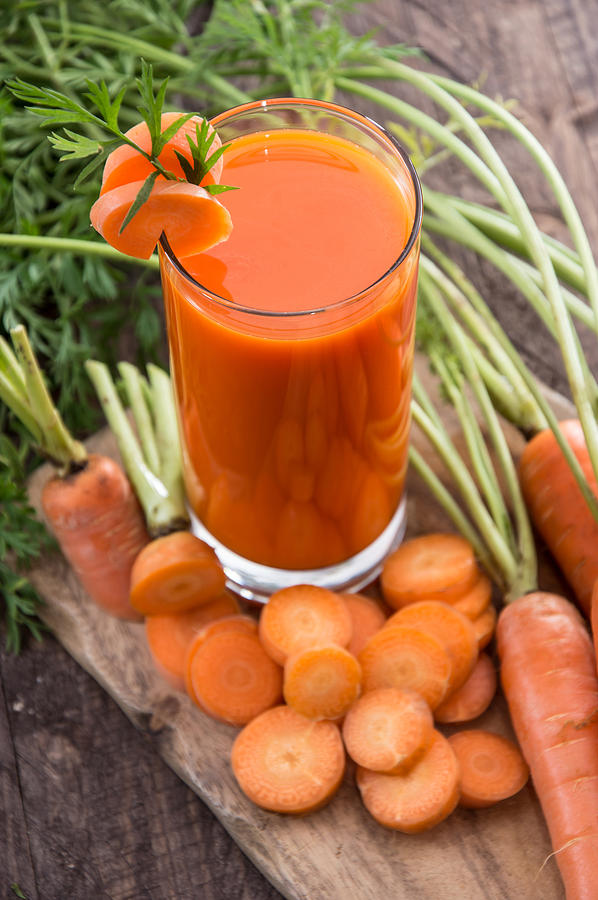 Fresh Made Carrot Juice Photograph