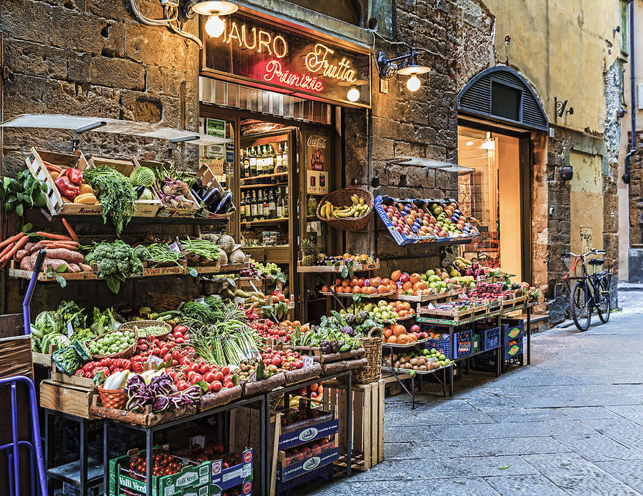 Fresh Market in Florence Italy Photograph by TerryJ