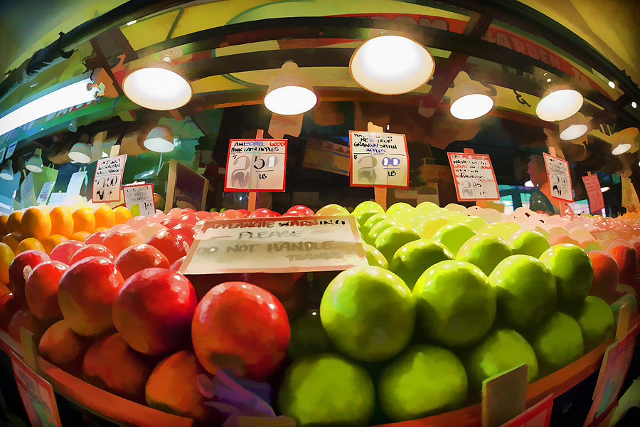 Fresh Pike Place Apples Photograph by Scott Campbell